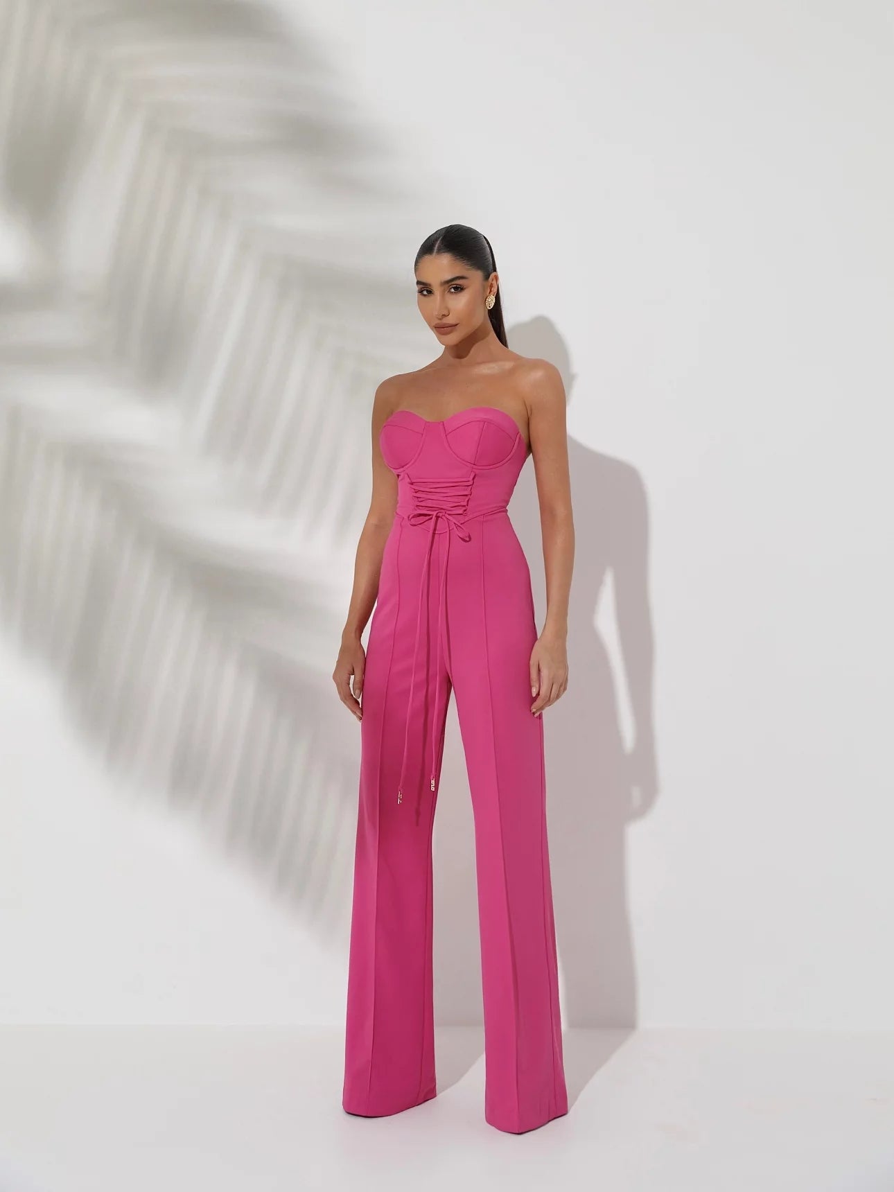 Macacão Amarração Lateral em Twill